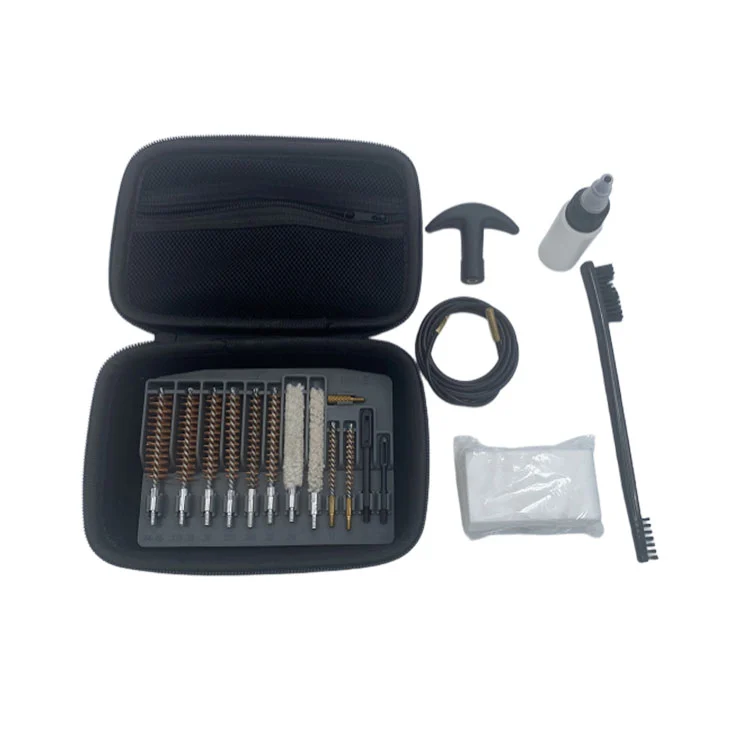 Kit de limpieza de rifles con estuche de camuflaje