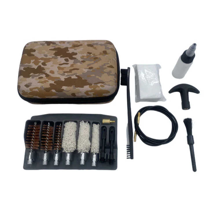 Kit de limpieza de escopeta con un caso de camuflaje Eva